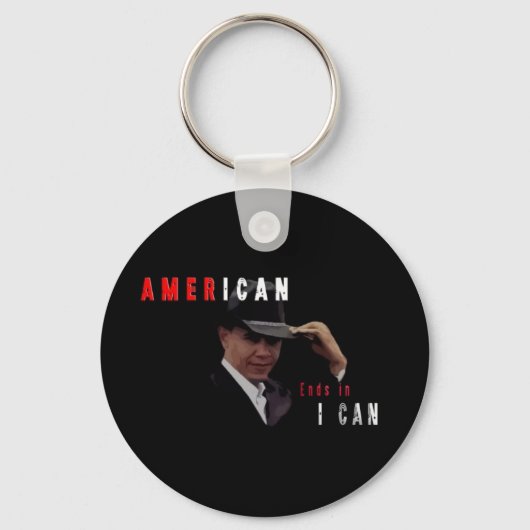 BARACK OBAMA AMERICAN SLEUTELHANGER (Voorkant)