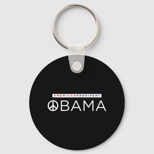 Barack Obama Amerikaans President Sleutelhanger (Voorkant)