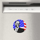 Barack Obama Amerikaanse vlag Magneet (Insitu (Vaatwasser))