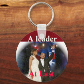 Barack Obama Amerika's leider Sleutelhanger (Voorkant)