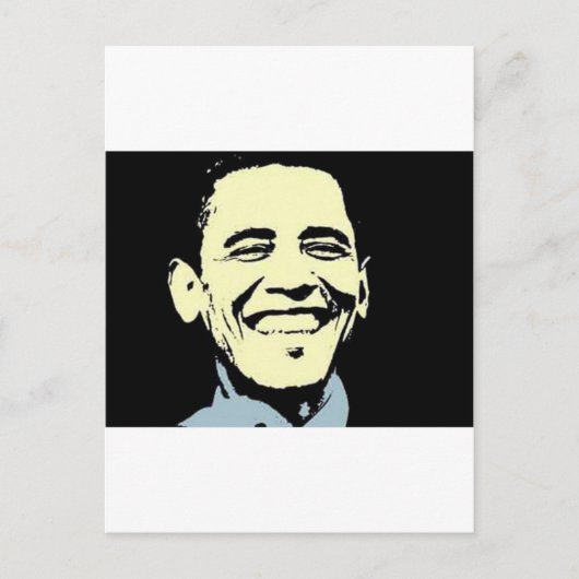Barack Obama Art Briefkaart (Voorkant)