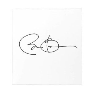 BARACK OBAMA AUTOGRAPH -.png Notitieblok
