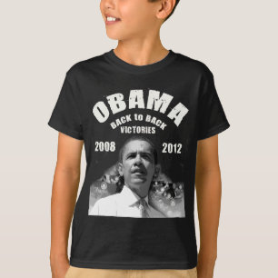 Barack Obama Back-to-Back Victory Items T-shirt
