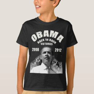 Barack Obama Back-to-Back Victory Items T-shirt