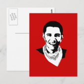Barack Obama Bandana Briefkaart (Voorkant / Achterkant)