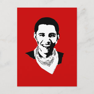 Barack Obama Bandana Briefkaart