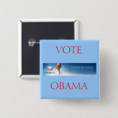 Barack OBAMA - Believe Button (Voorkant /achterkant)
