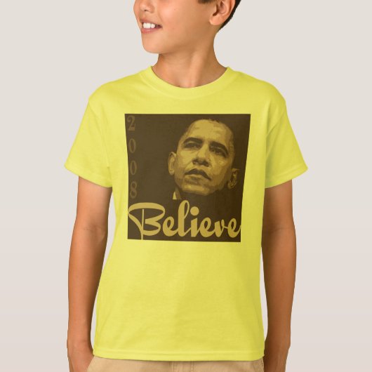 Barack Obama Believe Kind T-shirt (Voorkant)