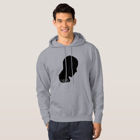 Barack Obama bidden Hoodie (Voorkant volledig)