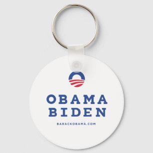 Barack Obama Biden 2012 met O-Logo Sleutelhanger