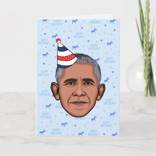 BARACK OBAMA BIRTHDAY KAART