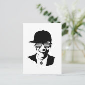 Barack Obama Bling Briefkaart (Staand voorkant)