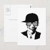 Barack Obama Bling Briefkaart (Voorkant / Achterkant)