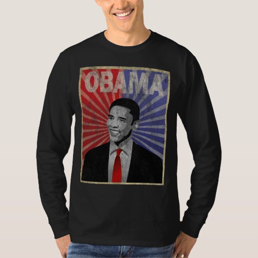 Barack Obama Bold T-shirt (Voorkant)