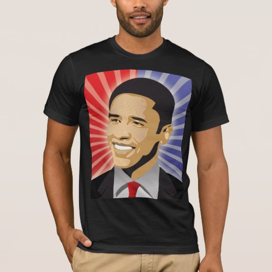 Barack Obama Bold T-shirt (Voorkant)