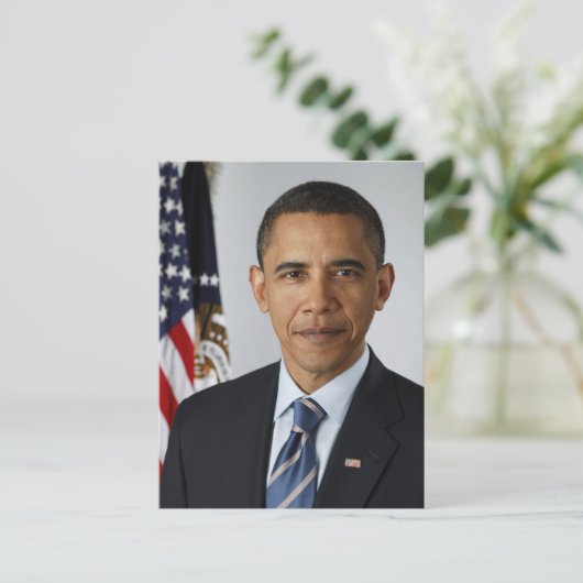 Barack Obama Briefkaart (Staand voorkant)
