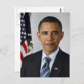 Barack Obama Briefkaart (Voorkant / Achterkant)