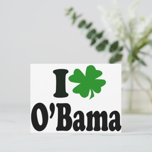 Barack Obama Briefkaart (Staand voorkant)