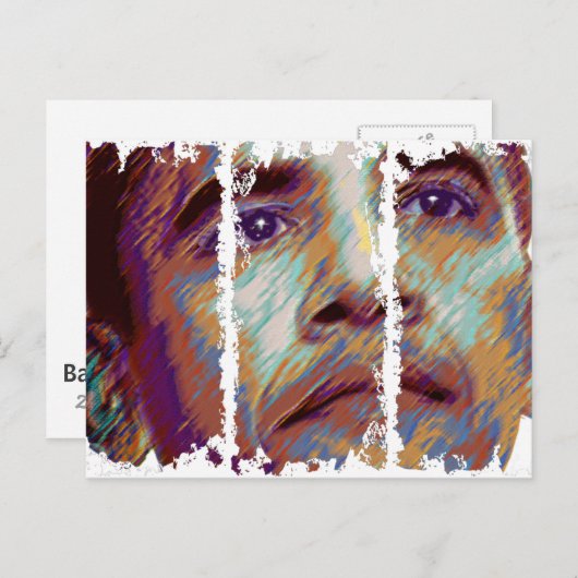 Barack Obama Briefkaart (Voorkant / Achterkant)