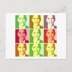 Barack Obama Briefkaart