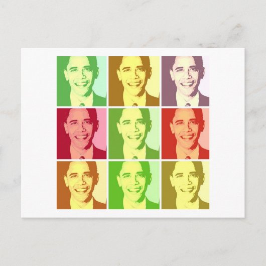 Barack Obama Briefkaart (Voorkant)