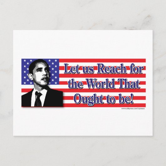 Barack Obama Briefkaart (Voorkant)