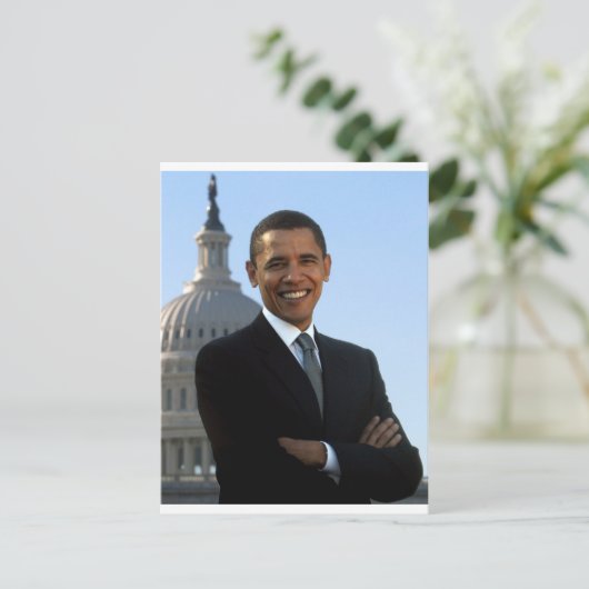Barack Obama Briefkaart (Staand voorkant)