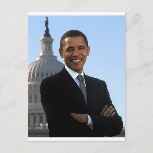 Barack Obama Briefkaart (Voorkant)