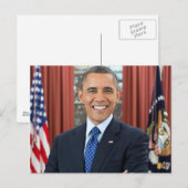 Barack Obama Briefkaart (Voorkant / Achterkant)