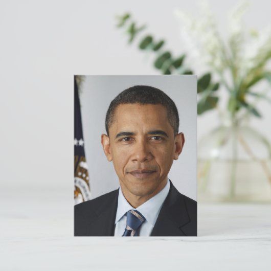 Barack Obama Briefkaart (Staand voorkant)