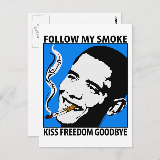 Barack Obama Briefkaart (Voorkant / Achterkant)