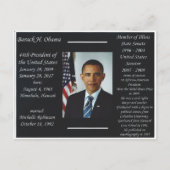 Barack Obama Briefkaart (Voorkant)