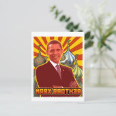 Barack Obama, broer van Marx Briefkaart (Staand voorkant)
