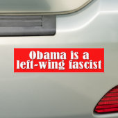 Barack Obama Bumpersticker (Op auto)