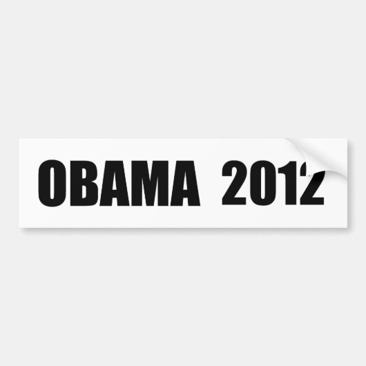 BARACK OBAMA BUMPERSTICKER (Voorkant)