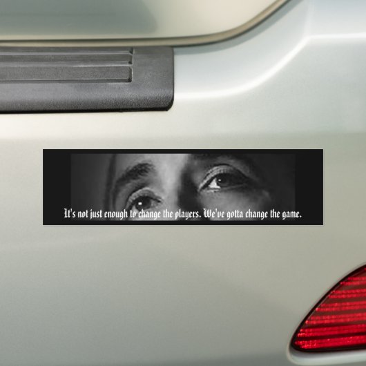 Barack Obama Bumpersticker (Op auto)