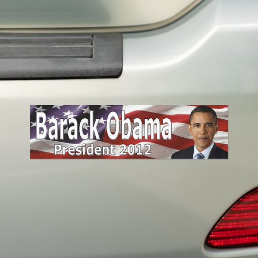 Barack Obama Bumpersticker (Op auto)