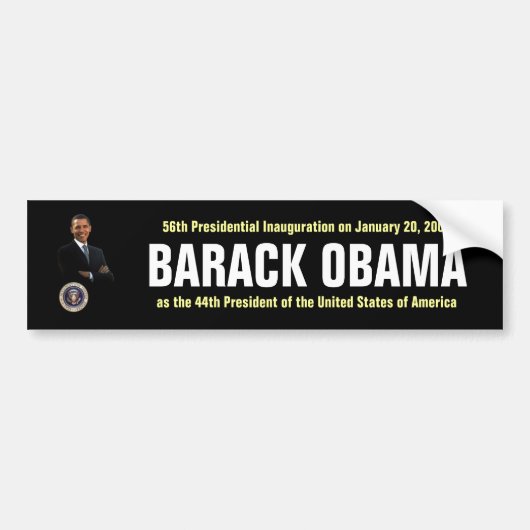 BARACK OBAMA BUMPERSTICKER (Voorkant)