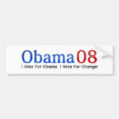 Barack Obama Bumpersticker (Voorkant)