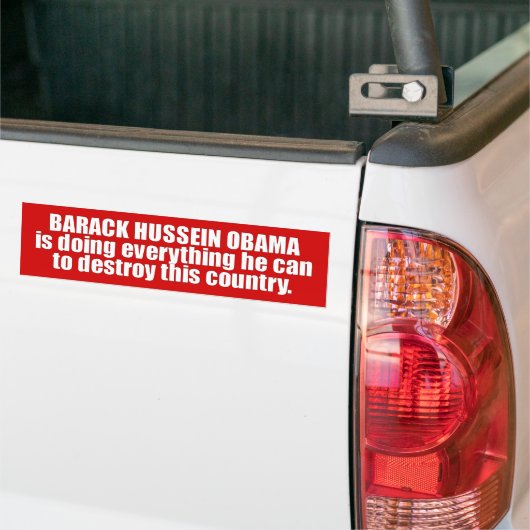 Barack Obama Bumpersticker (Op Truck)