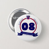 Barack Obama Button (Voorkant /achterkant)