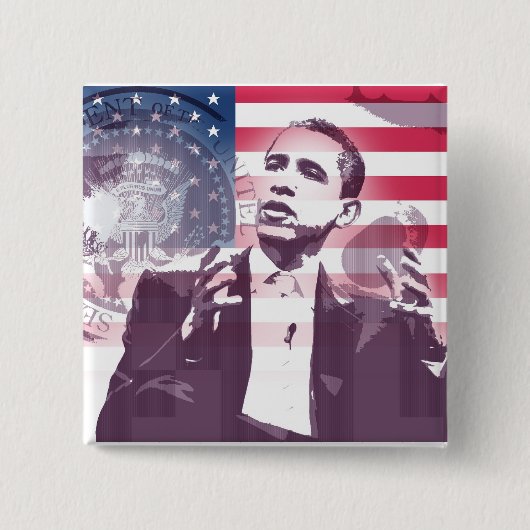 Barack Obama - Button (Voorkant)