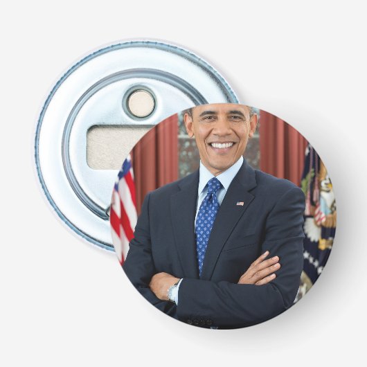 Barack Obama Button Flesopener (Voorkant)