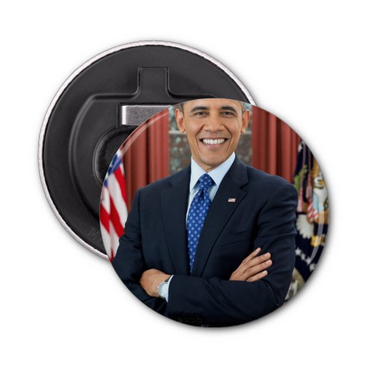 Barack Obama Button Flesopener (Voorkant)