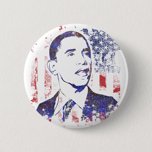 Barack Obama Buttonnen Ronde Button 5,7 Cm (Voorkant)