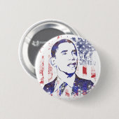Barack Obama Buttonnen Ronde Button 5,7 Cm (Voorkant /achterkant)