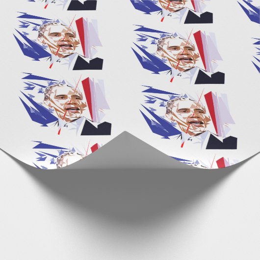Barack Obama Cadeaupapier (Hoek)