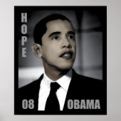 Barack Obama Campaign for Hope Poster (Voorkant)