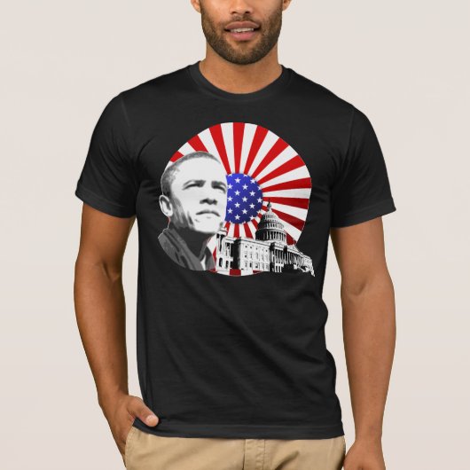 Barack Obama - Capitol T-shirt (Voorkant)