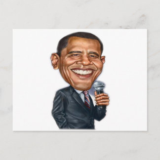 Barack Obama Caricature serie Briefkaart